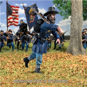 Union Iron Brigade Advancing at Right Shoulder, No 3