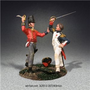 "A Desperate Struggle" French Imperial Guard & British 1st Foot Guard