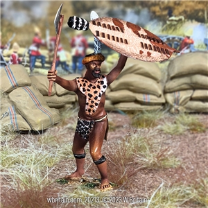 Senior Zulu Warrior with Axe