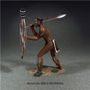 Zulu Warrior Counting Rifles No 2, 1879
