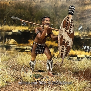 Zulu Warrior Counting Rifles No 2, 1879