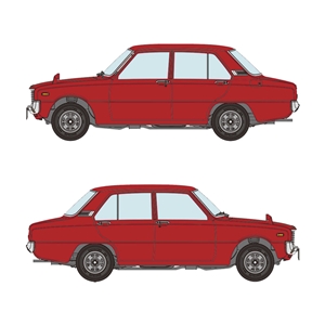 Kia Brisa 4-door saloon car, c.1974-81