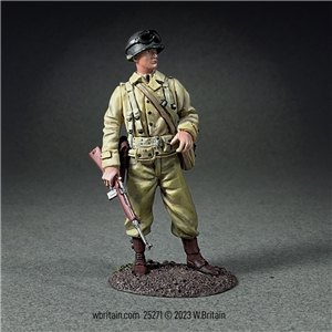U.S. Armored Infantry Company Officer with M1 Carbine