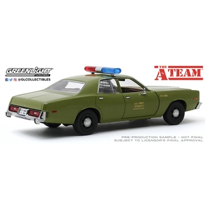The A-Team (1983-87 TV Series) 1977 Plymouth Fury U.S Army