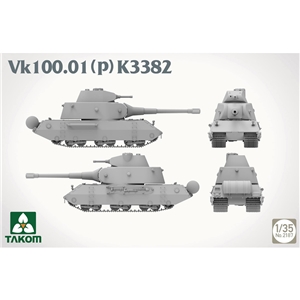 German WWII Vk 100.01(p) K3382 concept heavy tank