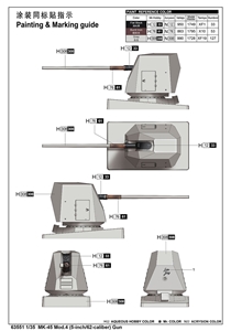 US Navy Mk 45 Mod 4 5"/62 Naval Gun