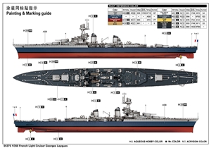 French Light Cruiser Georges Leygues, WW2