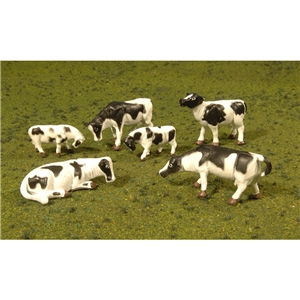 Cows - Black & White (6/Pack)