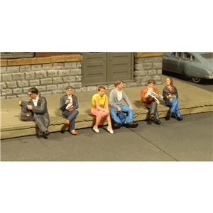 Seated Platform Passengers (6/Pack)