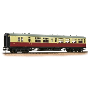 SR Bulleid Brake Third Semi-Open 15'' Vents BR Crimson & Cream