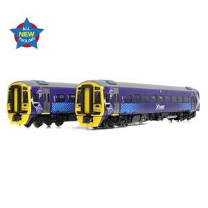 371-851 Class 158 2-Car DMU 158711 ScotRail Saltire -1