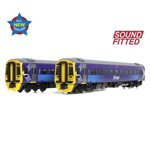 371-851SF Class 158 2-Car DMU 158711 ScotRail Saltire SOUND FITTED-5