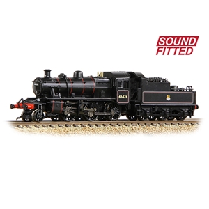 LMS Ivatt 2MT 46474 BR Lined Black (Early Emblem)