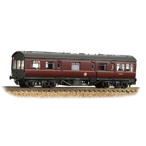 LMS 50ft Inspection Saloon BR Maroon (Black Ends)