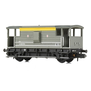 377-303 LMS 20T Brake Van BR Engineers Grey & Yellow (2)