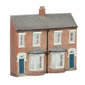 Low Relief Front Terraced Houses