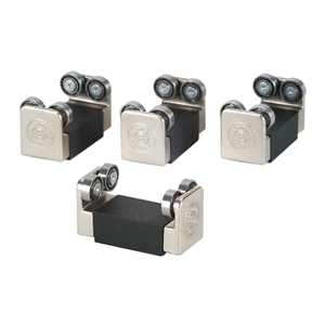 HO/On30 E-Z Riders with Ball-Bearing Rollers (4/Pack)