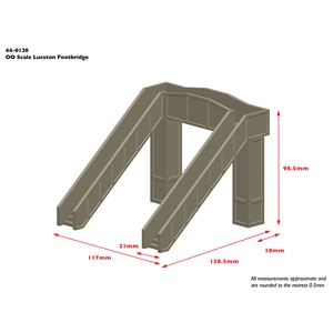 44-0120 OO Scale Lucston Footbridge