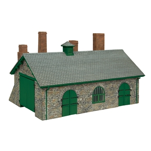 Narrow Gauge Blacksmith's and Wagon Workshop Green