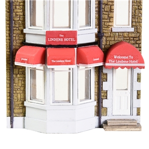 44-0207 OO Scale Low Relief  Lindene Hotel