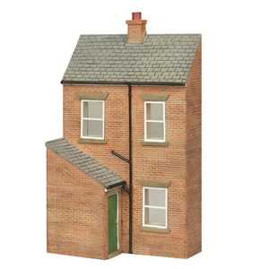 Low Relief Rear of Terrace Left Hand Door Green