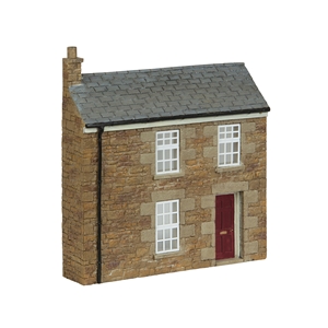Low Relief Stone Terrace Right Hand Door Red