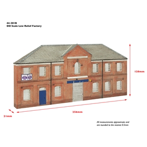 44-201B Low Relief Factory - Dims