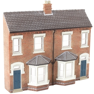 Low Relief Front Terraced Houses
