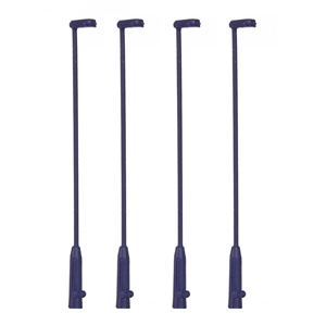 Metal Platform Lamps (x4)