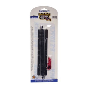9' Straight Terminal Rerailer with Wire (1/Card)