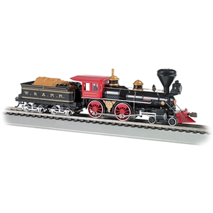 4-4-0 American - W&ARR 'The General' w/Wood Load