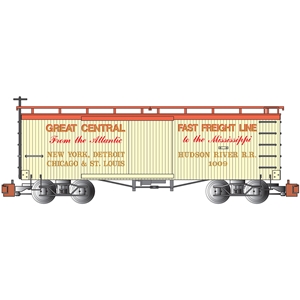 Old-Time Box Car - New York Central & Hudson River