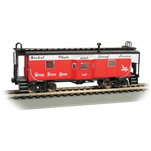 Bay Window Caboose (with Roof Walk) - Nickel Plate Road