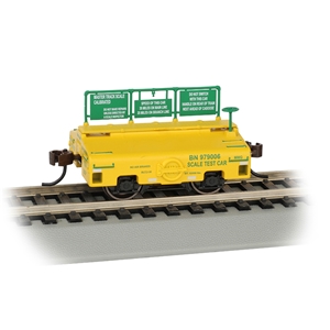 Test Weight Car - Burlington Northern (Green & Yellow)