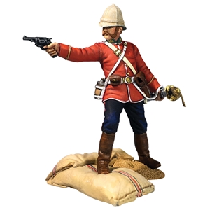 "Getting A Little Close!" 24th Foot Officer with Certificate