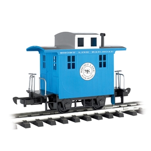 Li'l Big Haulers - Caboose Short Line Railroad Blue w/Silver Roof