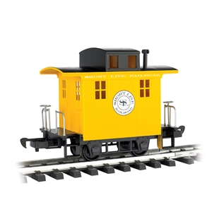 Li'l Big Haulers - Caboose Short Line Railroad Yellow w/Black Roof