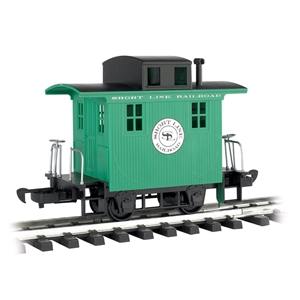 Li'l Big Haulers - Caboose Short Line Railroad Green w/Black Roof