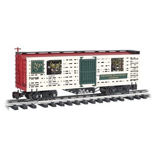 Animated Stock Car - NP&S with Reindeer (Christmas)
