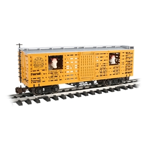 Animated Stock Car - D&RGW with Cattle