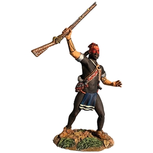 Native Warrior Yelling War Cry