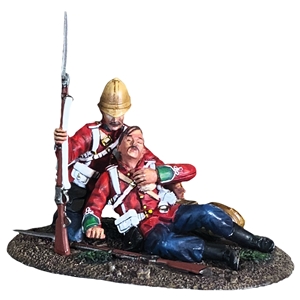 B20209 Helping My Comrade Two British of the 24th Foot