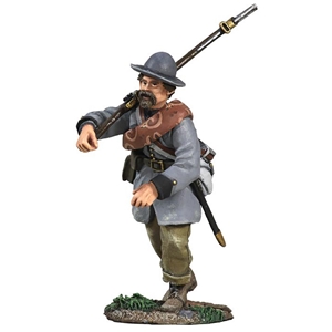Confederate Infantry in Frock Coat Charging No.2