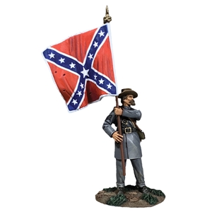 Confederate 1st Issue 4th Texas Flagbearer