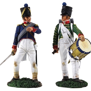 French Infantry Command Set-Drummer №2 & Line Officer №2