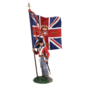 British 1st Battalion Foot Guards Ensign with Regimental Colour No 1