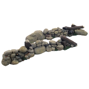 B51001 Hasty Works Straight Sections American Civil War 2 Pce Set