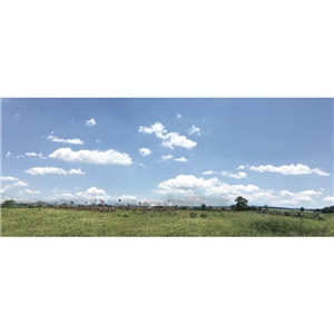 Gray Tide Rushes In - Confederates Attack Scenic Backdrop 31" x 13"