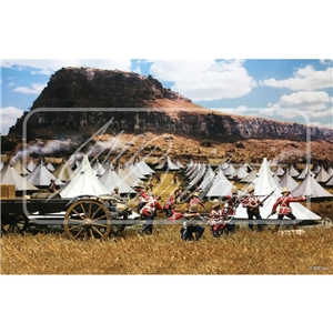 Beginning of the End Mini Back Drop (8.5" x 5.5" / 21.6 x 14cm)