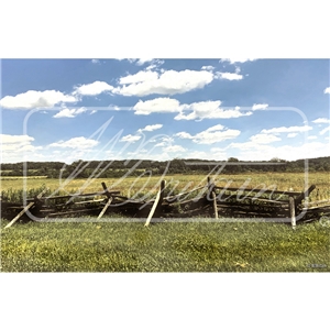 Split Rail Fence Mini Back Drop (8.5" x 5.5" / 21.6 x 14cm)